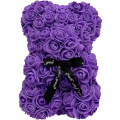 Rosenbär 25cm – Violett